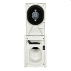 Valve trim kit for Hide-A-Hose central vacuum system, pictured open