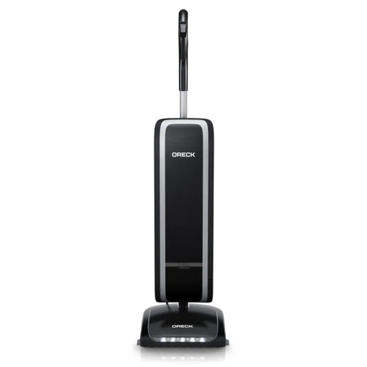 Oreck vacuum cleaner on a white background